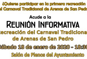 Reunión Informativa Carnaval Tradicional Arenas de San Pedro - Palacio de La Mosquera